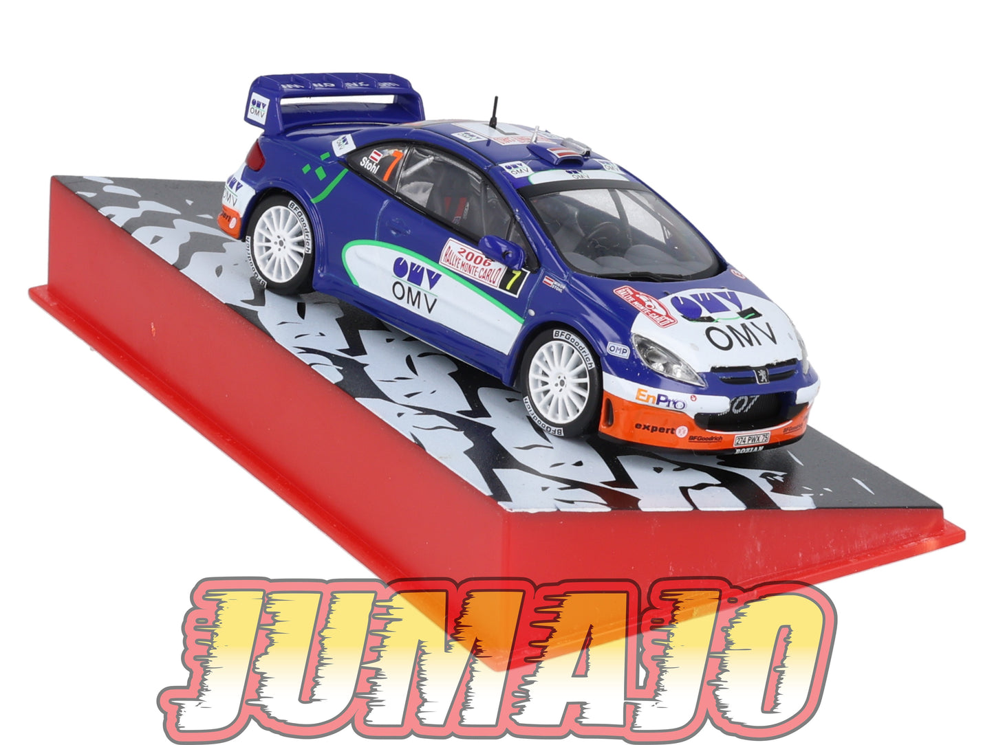 RMC24 Voiture 1/43 IXO Altaya Rallye Monte-Carlo PEUGEOT 307 WRC 2006 #7 M.Stohl