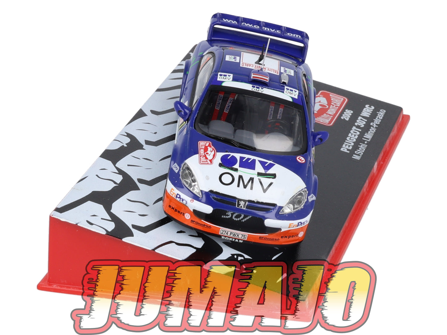 RMC24 Voiture 1/43 IXO Altaya Rallye Monte-Carlo PEUGEOT 307 WRC 2006 #7 M.Stohl