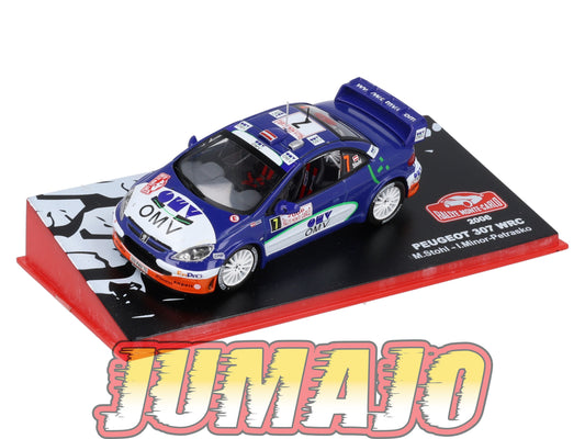 RMC24 Voiture 1/43 IXO Altaya Rallye Monte-Carlo PEUGEOT 307 WRC 2006 #7 M.Stohl