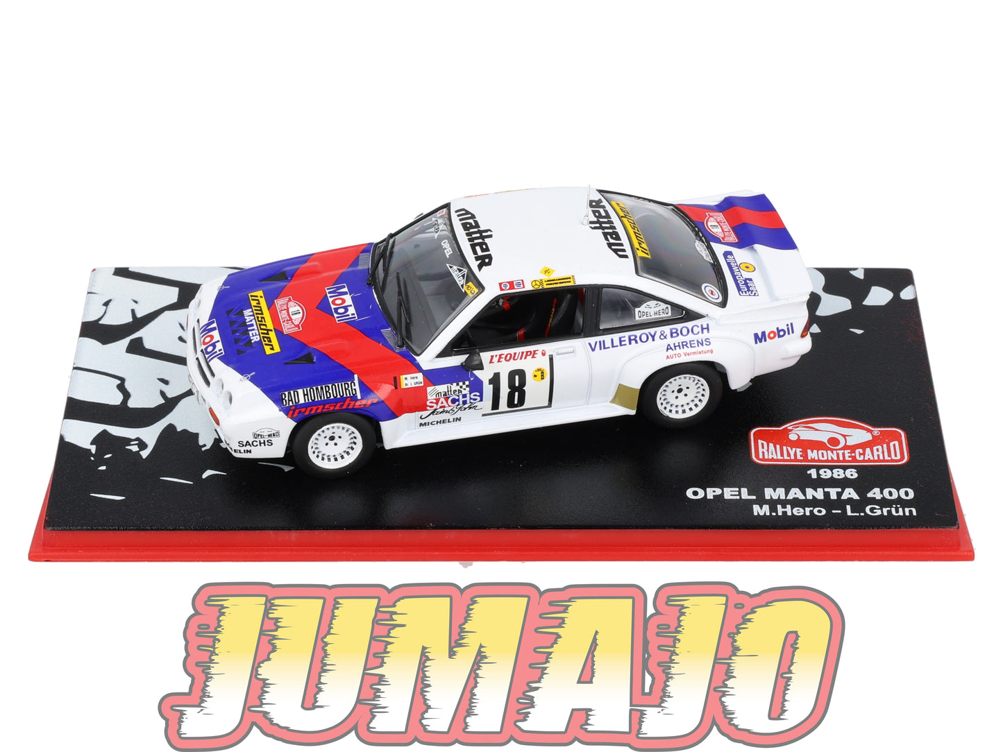 RMC26 Voiture 1/43 IXO Altaya Rallye Monte-Carlo OPEL Manta 400 1986 #18 M.Hero