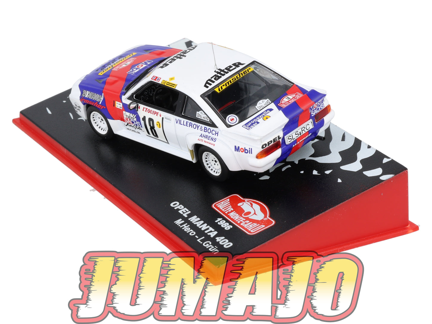 RMC26 Voiture 1/43 IXO Altaya Rallye Monte-Carlo OPEL Manta 400 1986 #18 M.Hero