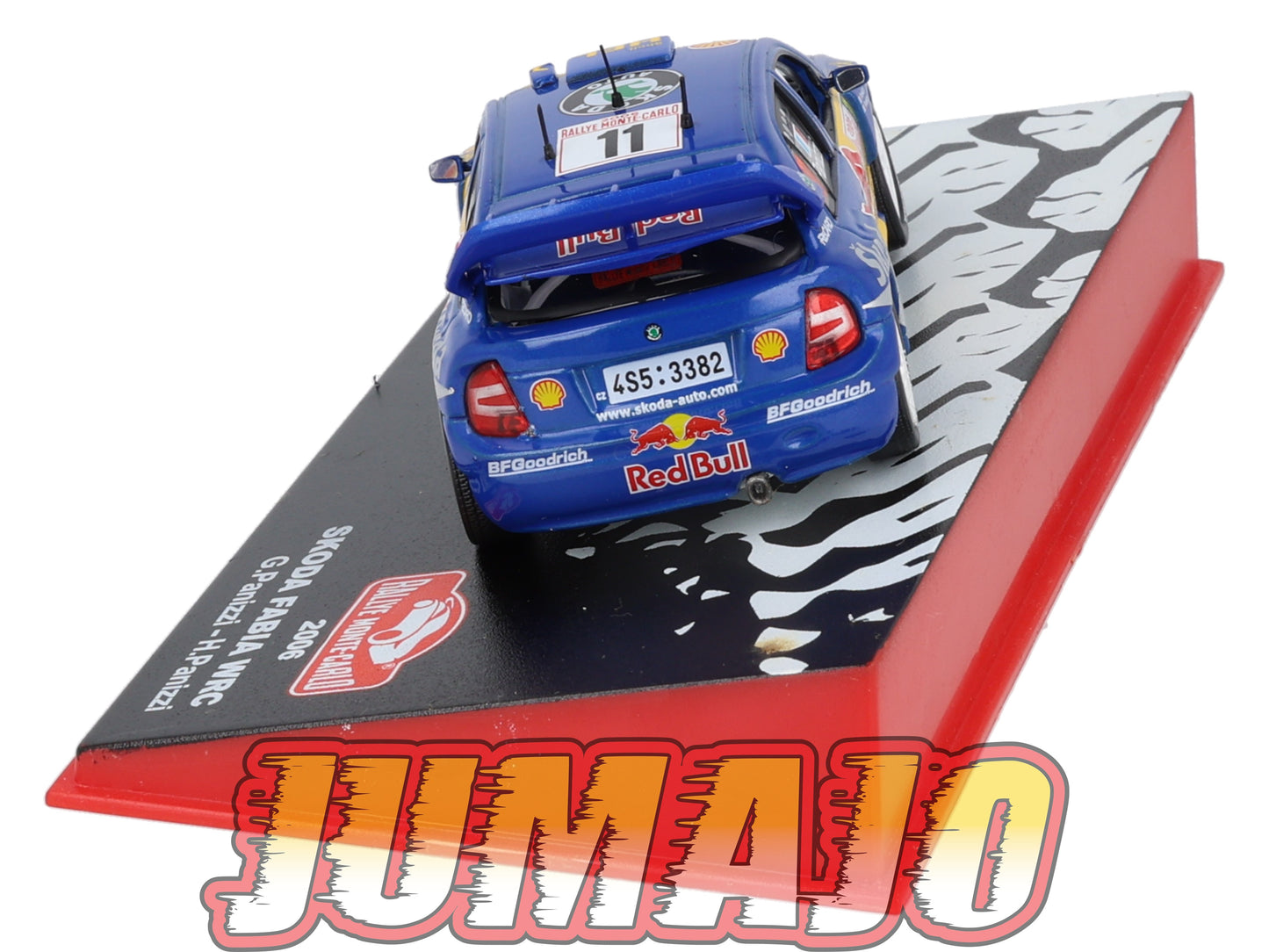 RMC28 Voiture 1/43 IXO Altaya Rallye Monte-Carlo SKODA Fabia WRC 2006 #11 G.Panizzi