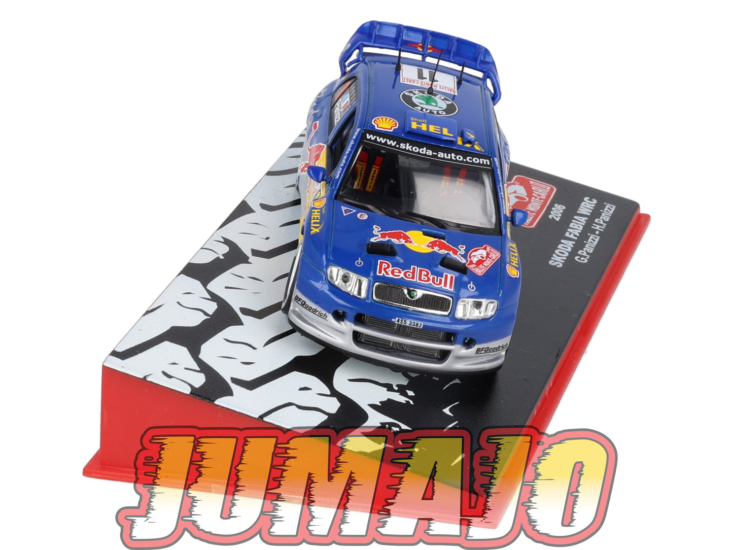 RMC28 Voiture 1/43 IXO Altaya Rallye Monte-Carlo SKODA Fabia WRC 2006 #11 G.Panizzi