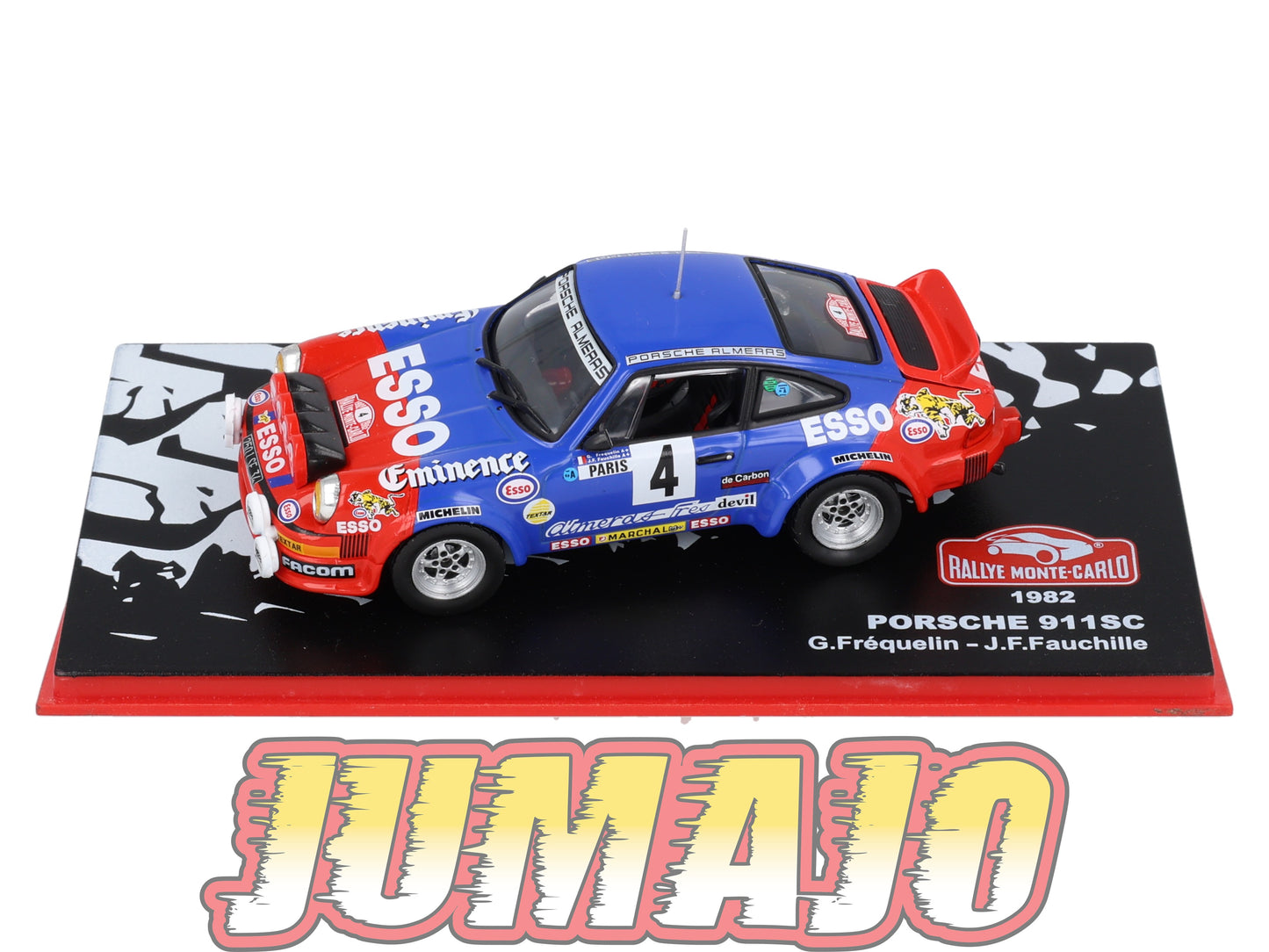 RMC2 Voiture 1/43 IXO Altaya Rallye Monte-carlo PORSCHE 911SC 1982 #4