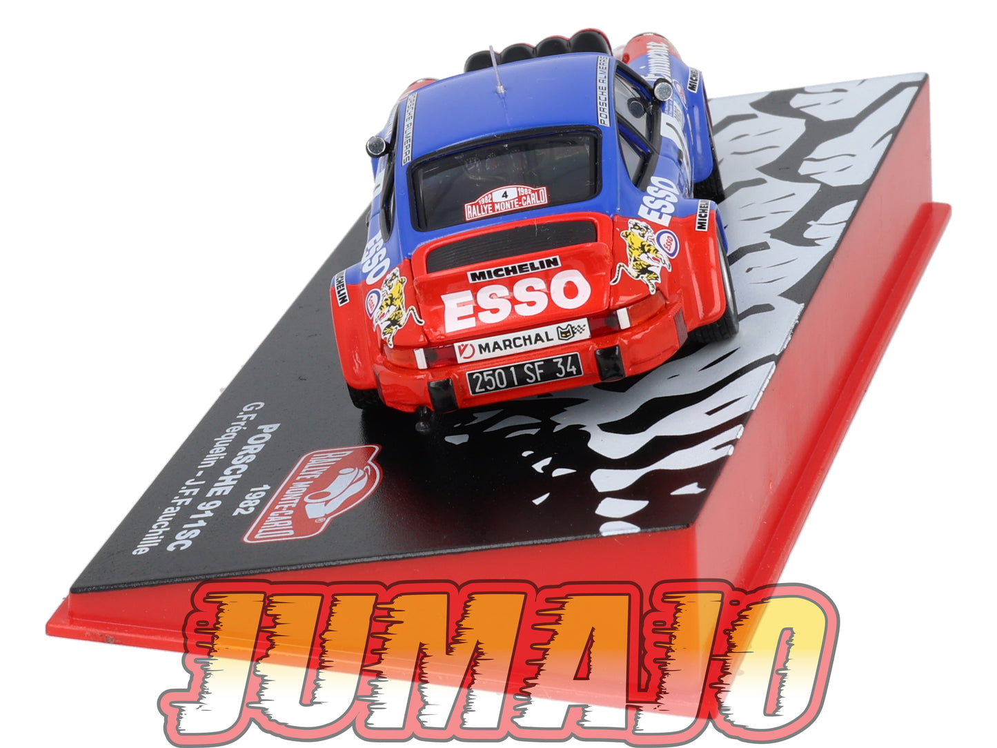 RMC2 Voiture 1/43 IXO Altaya Rallye Monte-carlo PORSCHE 911SC 1982 #4