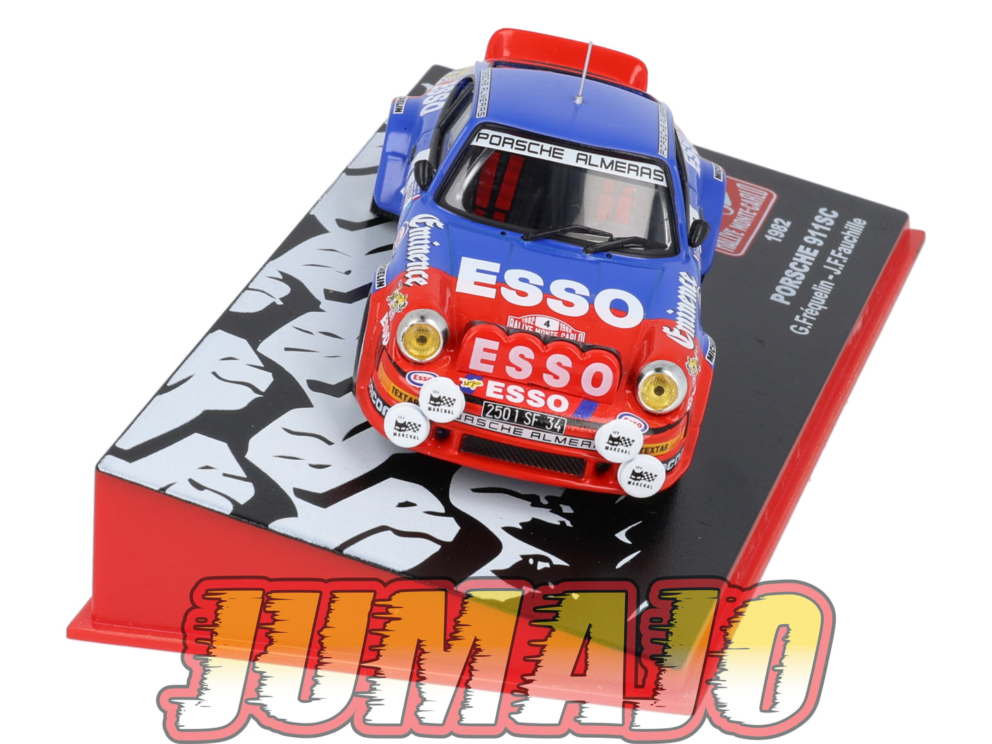 RMC2 Voiture 1/43 IXO Altaya Rallye Monte-carlo PORSCHE 911SC 1982 #4