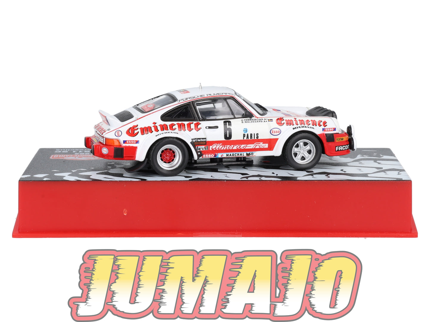RMC35 Voiture 1/43 IXO Altaya Rallye Monte-Carlo PORSCHE 911 SC 1982 #6 B.Waldegard