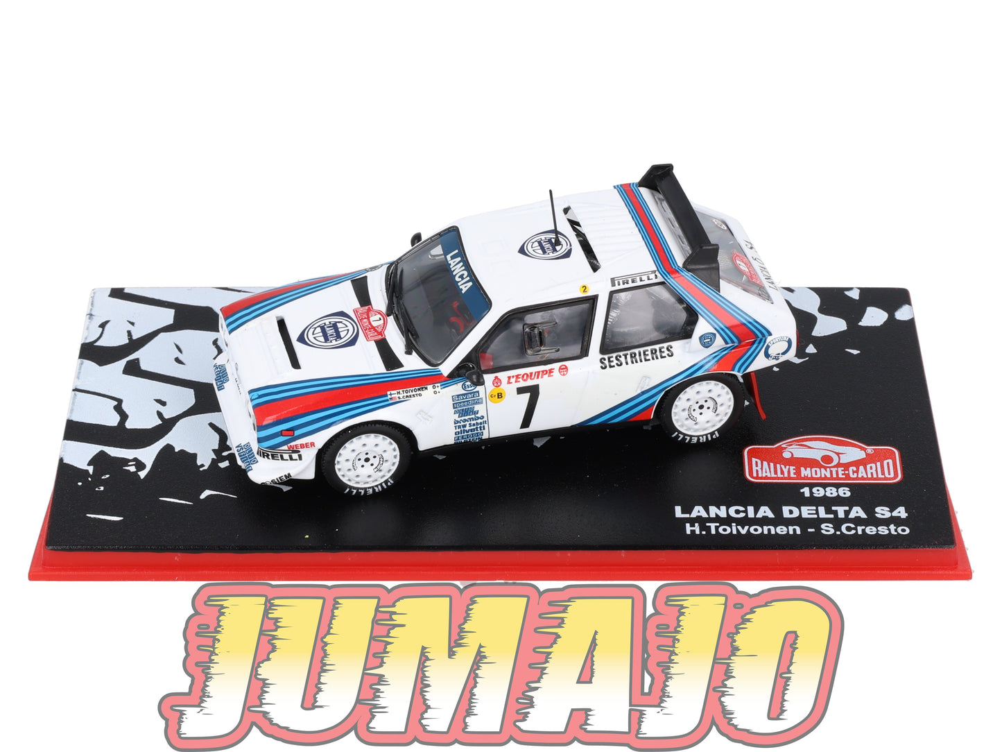 RMC36 Voiture 1/43 IXO Altaya Rallye Monte-Carlo LANCIA Delta S4 1986 #7 H.Toivonen