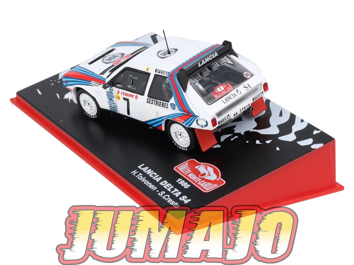 RMC36 Voiture 1/43 IXO Altaya Rallye Monte-Carlo LANCIA Delta S4 1986 #7 H.Toivonen