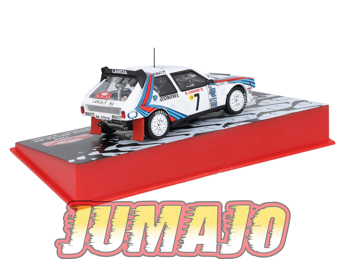 RMC36 Voiture 1/43 IXO Altaya Rallye Monte-Carlo LANCIA Delta S4 1986 #7 H.Toivonen