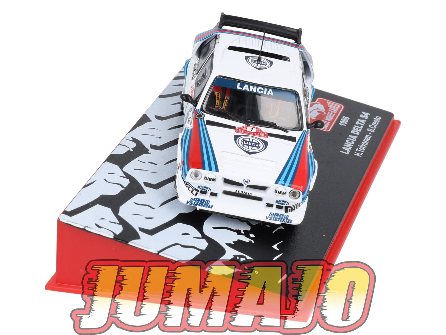 RMC36 Voiture 1/43 IXO Altaya Rallye Monte-Carlo LANCIA Delta S4 1986 #7 H.Toivonen
