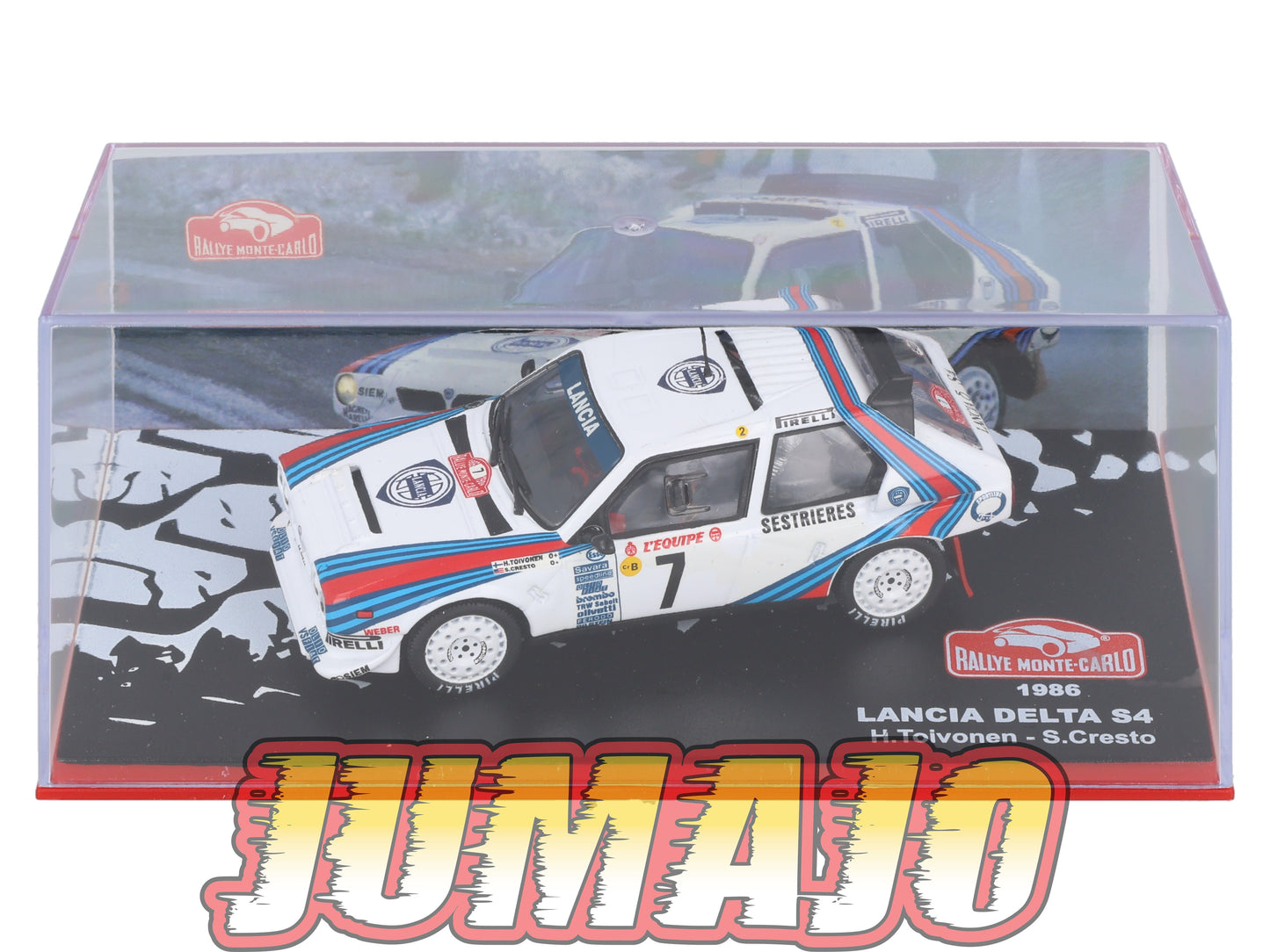 RMC36 Voiture 1/43 IXO Altaya Rallye Monte-Carlo LANCIA Delta S4 1986 #7 H.Toivonen