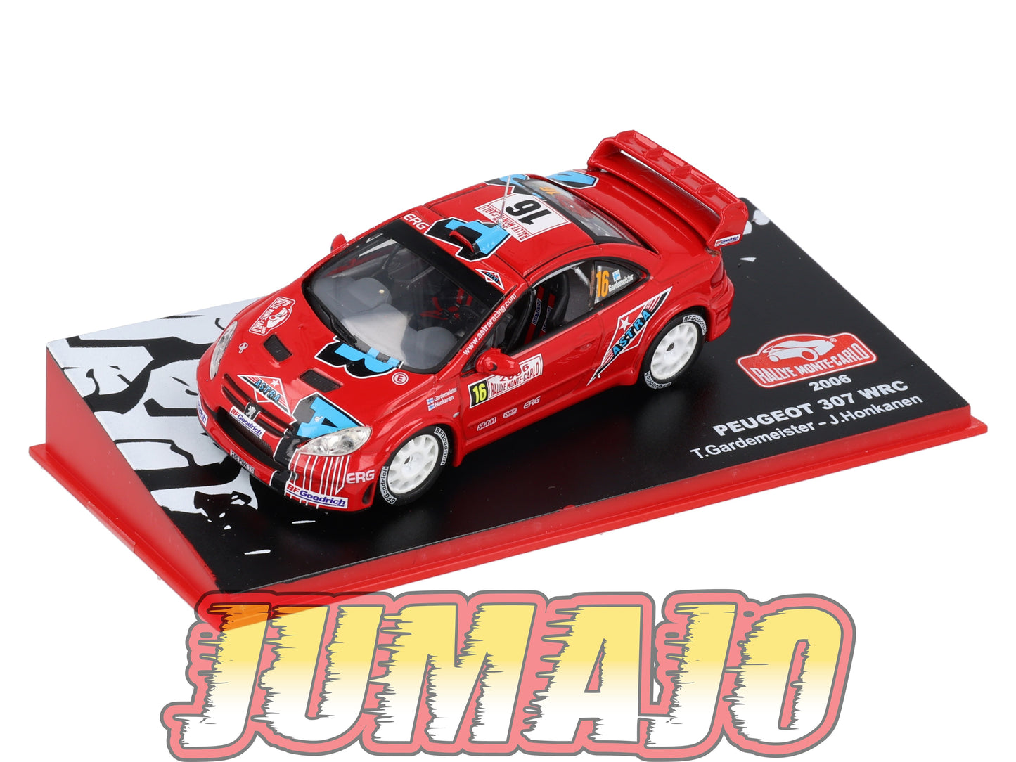 RMC37 Voiture 1/43 IXO Altaya Rallye monte-carlo PEUGEOT 307 2006 #16 T.Gardemeister