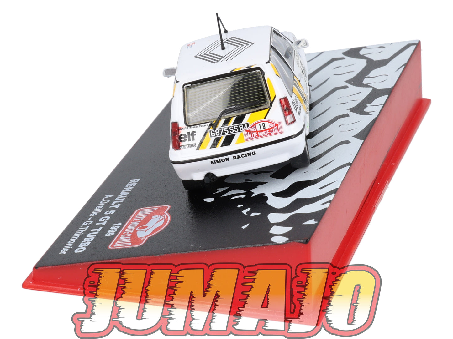 RMC39 Voiture 1/43 IXO Altaya Rallye monte-carlo RENAULT 5 GT Turbo 1989 #19 A.Oreille