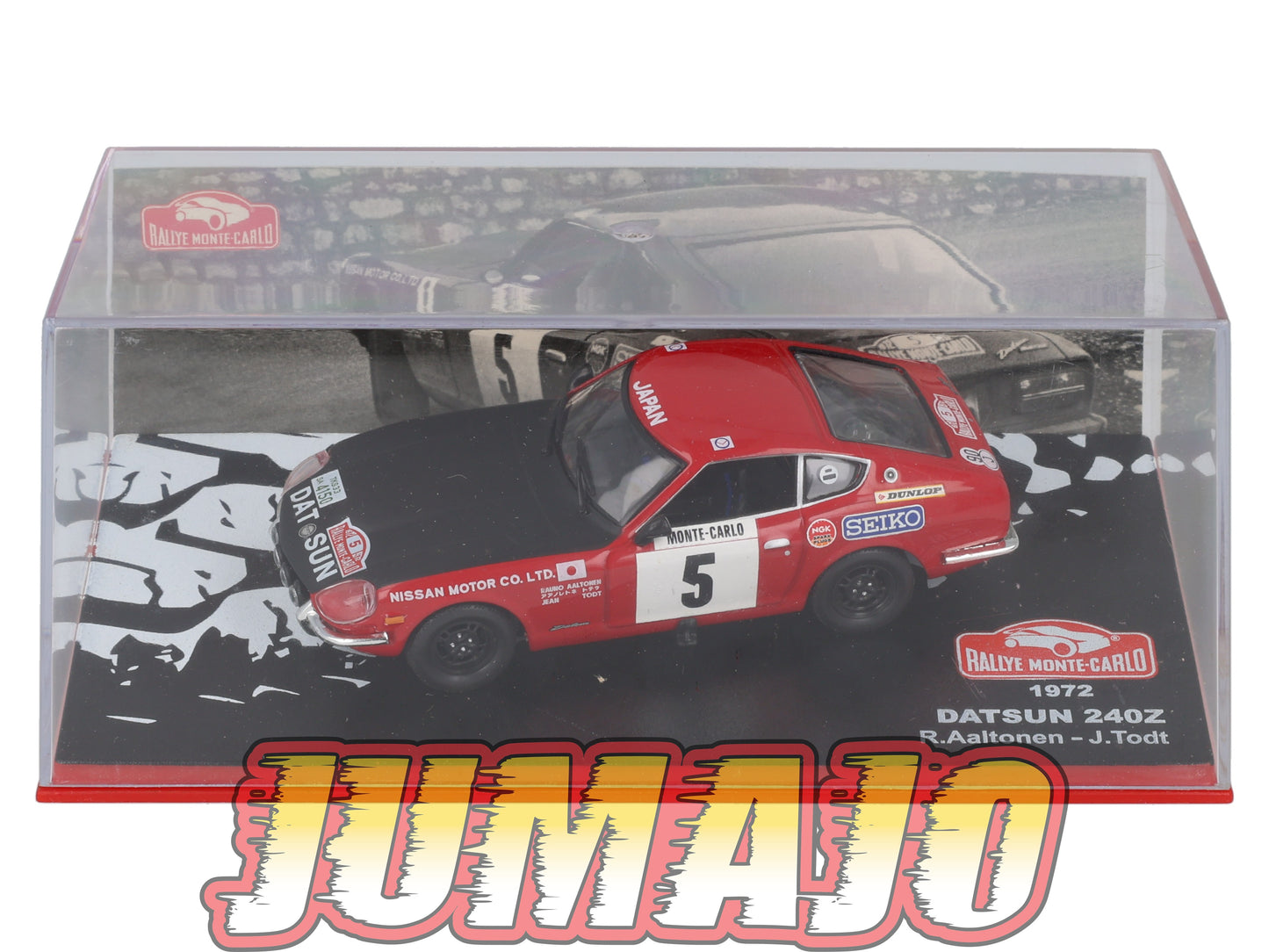 RMC40 Voiture 1/43 IXO Altaya Rallye Monte-Carlo DATSUN 240Z 1972 #5 R.Aaltonen