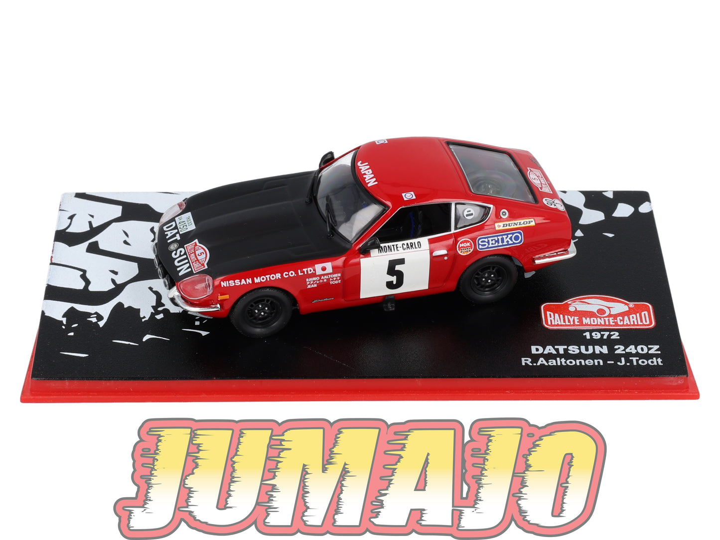 RMC40 Voiture 1/43 IXO Altaya Rallye Monte-Carlo DATSUN 240Z 1972 #5 R.Aaltonen