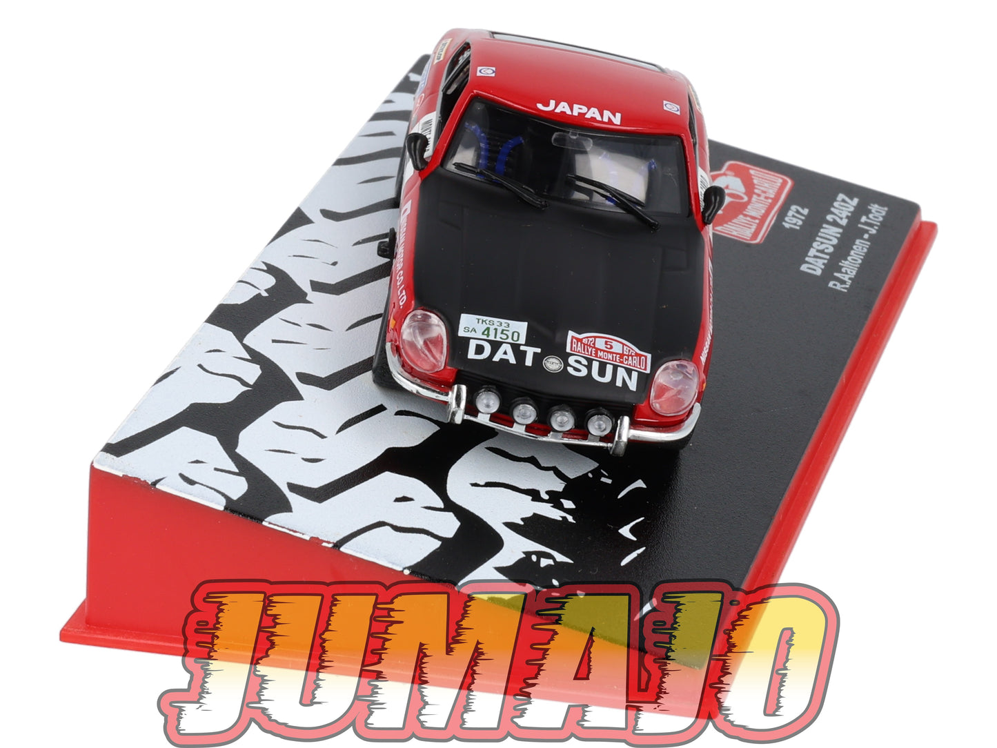 RMC40 Voiture 1/43 IXO Altaya Rallye Monte-Carlo DATSUN 240Z 1972 #5 R.Aaltonen