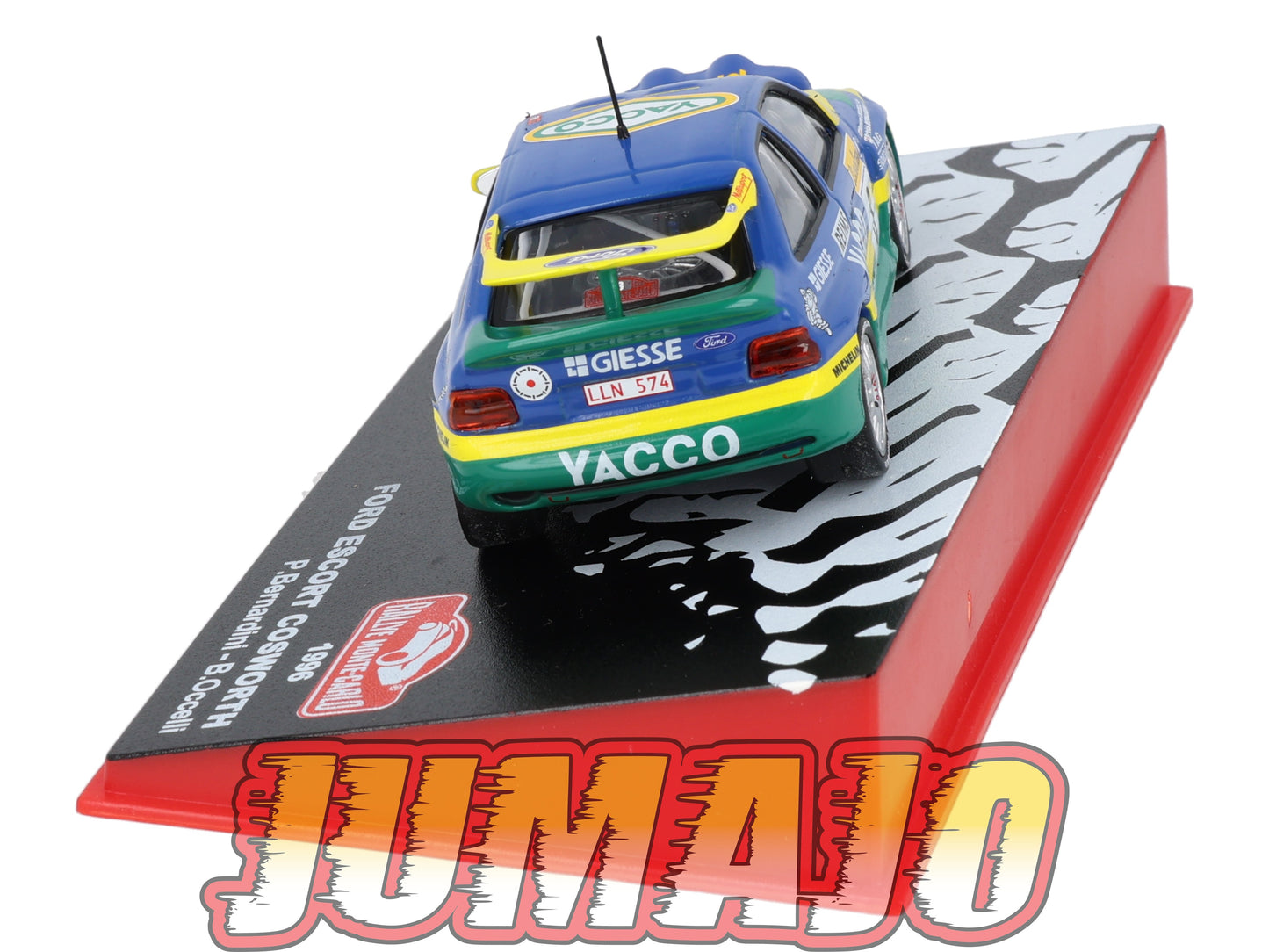 RMC41 Voiture 1/43 IXO Altaya Rallye Monte-carlo FORD Escort Cosworth #3 P.Bernardini 1996