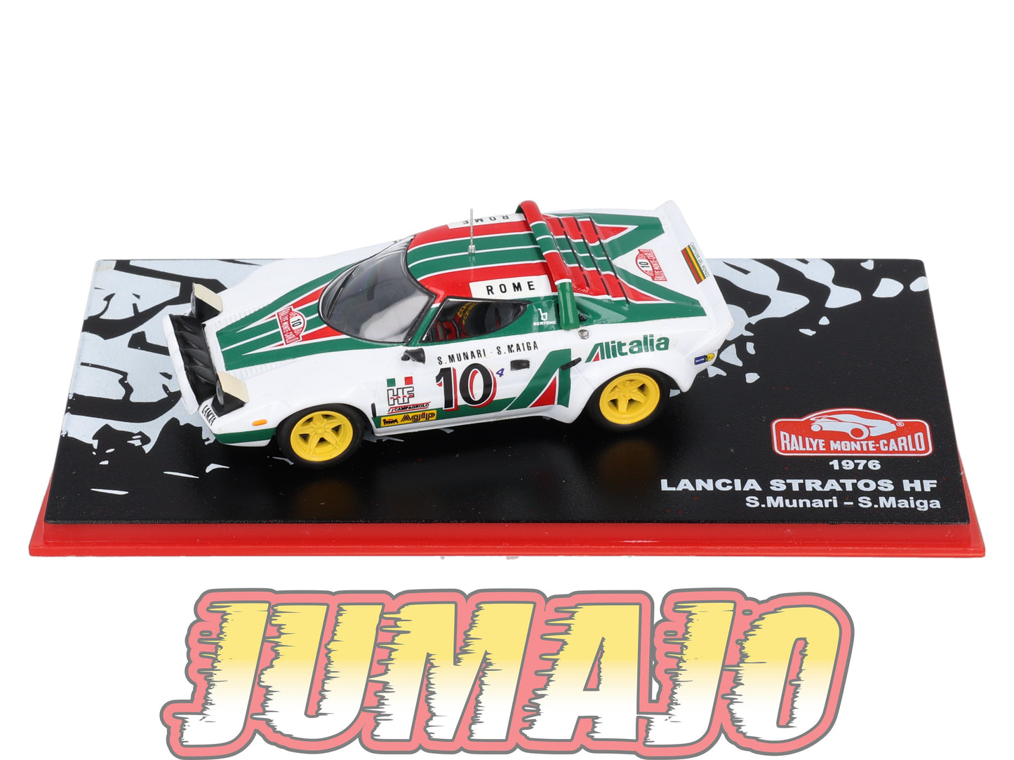 RMC43 Voiture 1/43 IXO Altaya Rallye Monte-carlo LANCIA Stratos HF 1976 #10 S.Munari