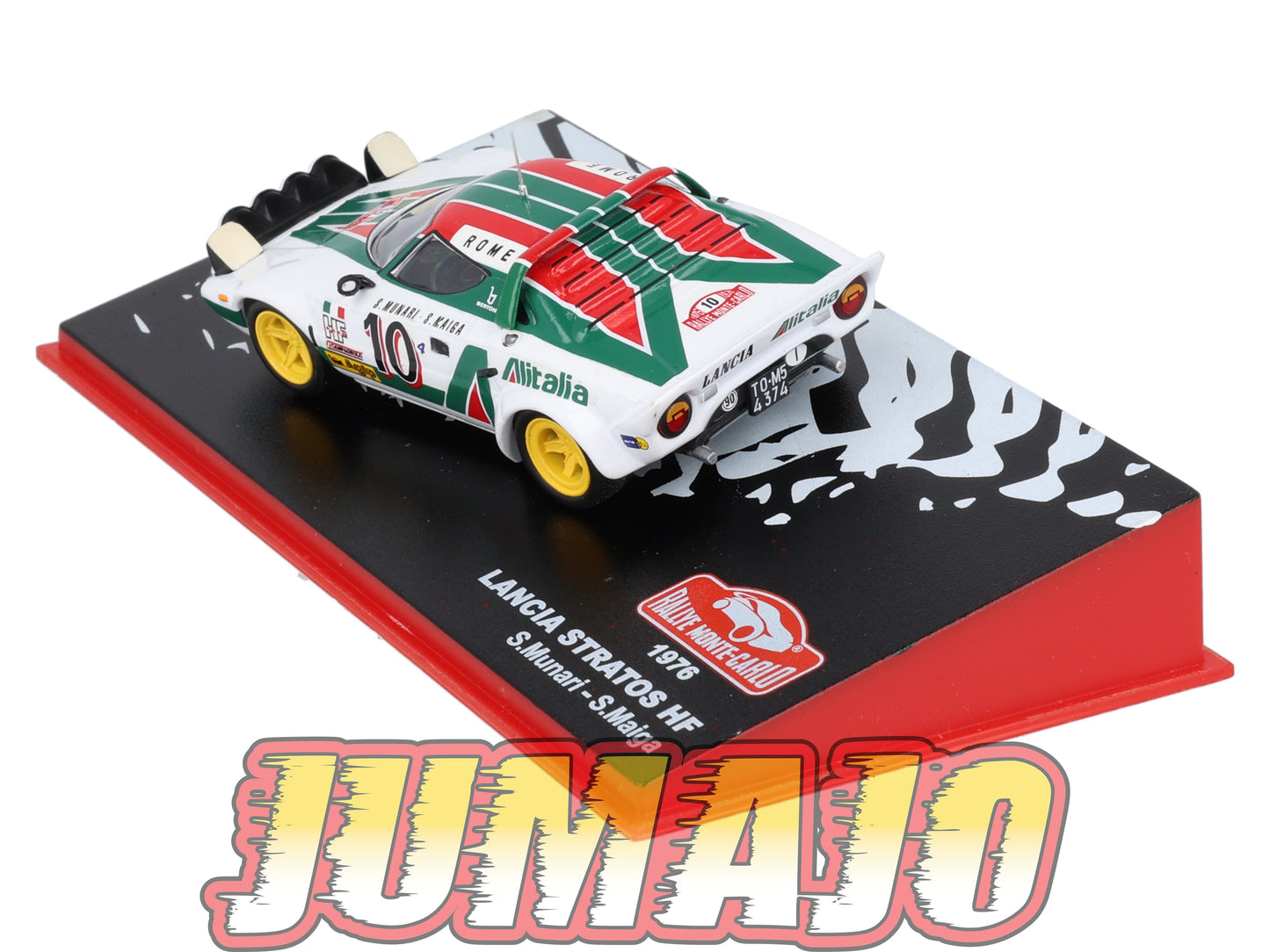 RMC43 Voiture 1/43 IXO Altaya Rallye Monte-carlo LANCIA Stratos HF 1976 #10 S.Munari
