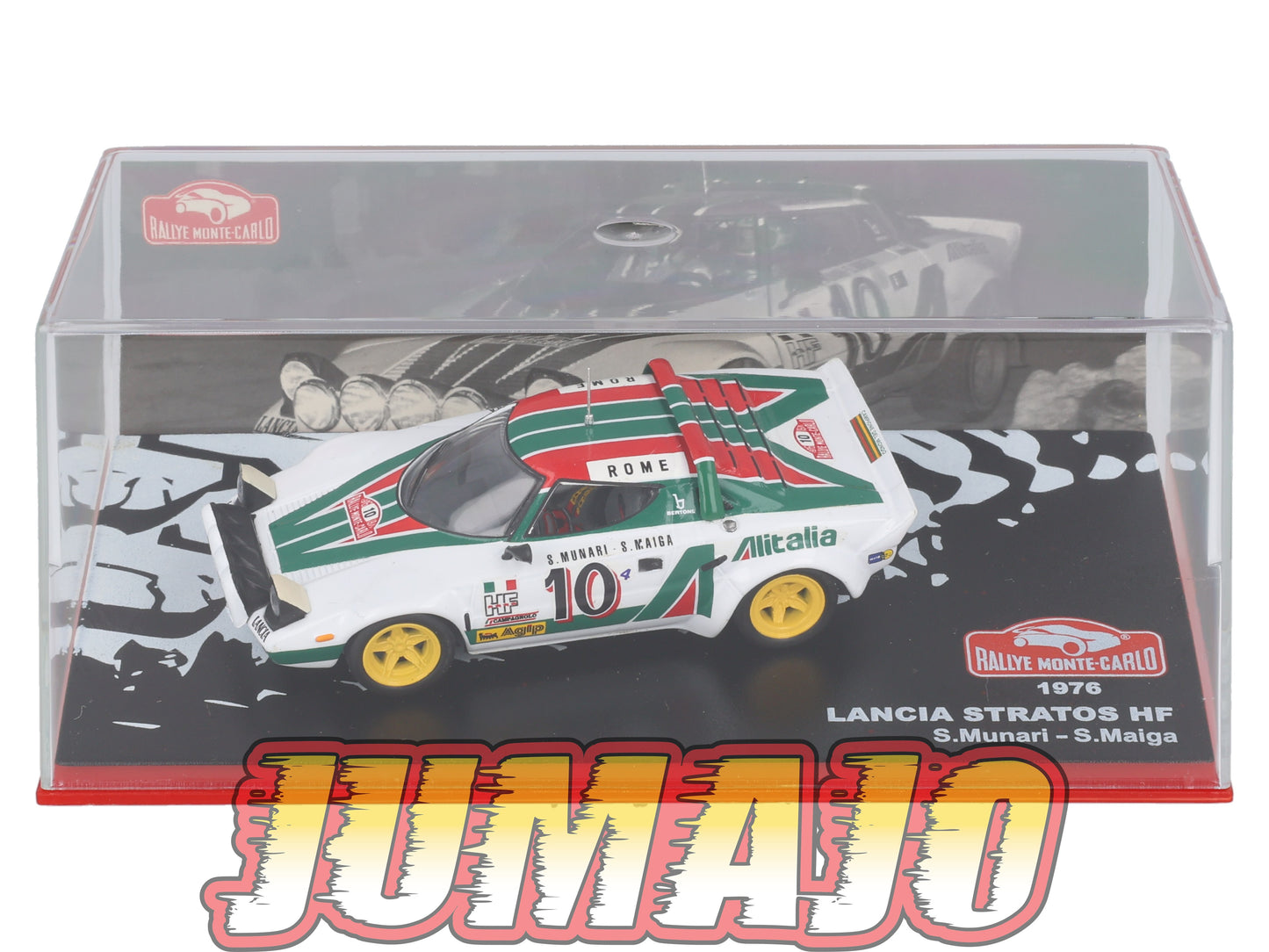 RMC43 Voiture 1/43 IXO Altaya Rallye Monte-carlo LANCIA Stratos HF 1976 #10 S.Munari