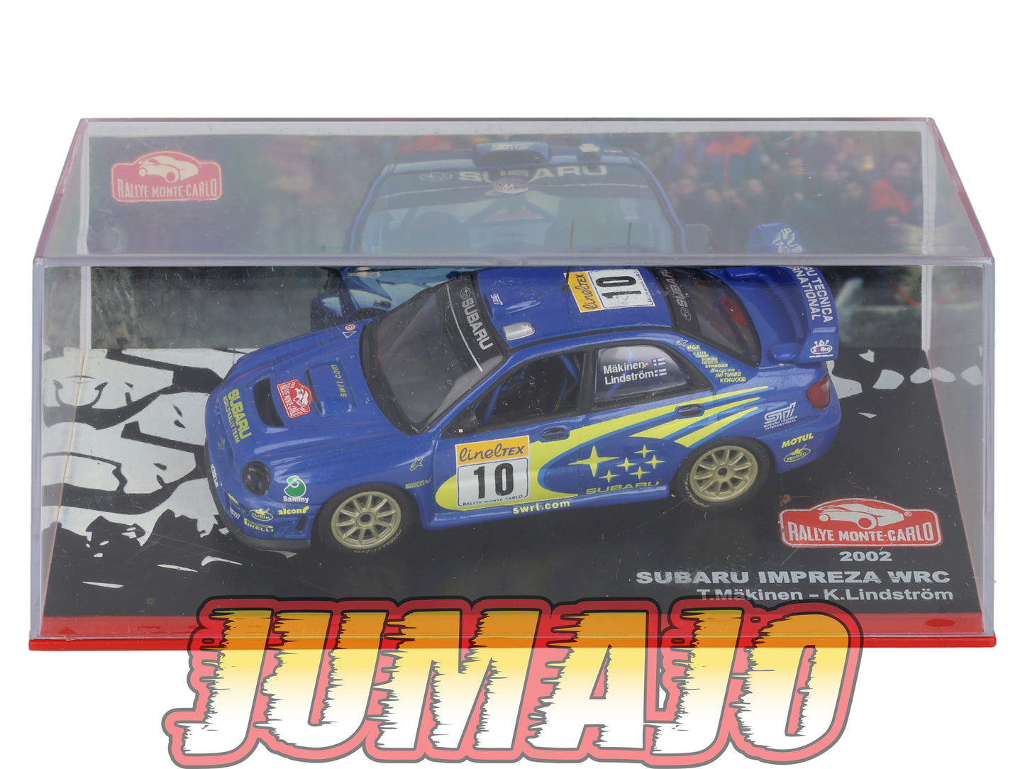 RMC45 Voiture 1/43 IXO Altaya Rallye Monte-Carlo SUBARU Impreza WRC 2002 #10 T.Mäkinen