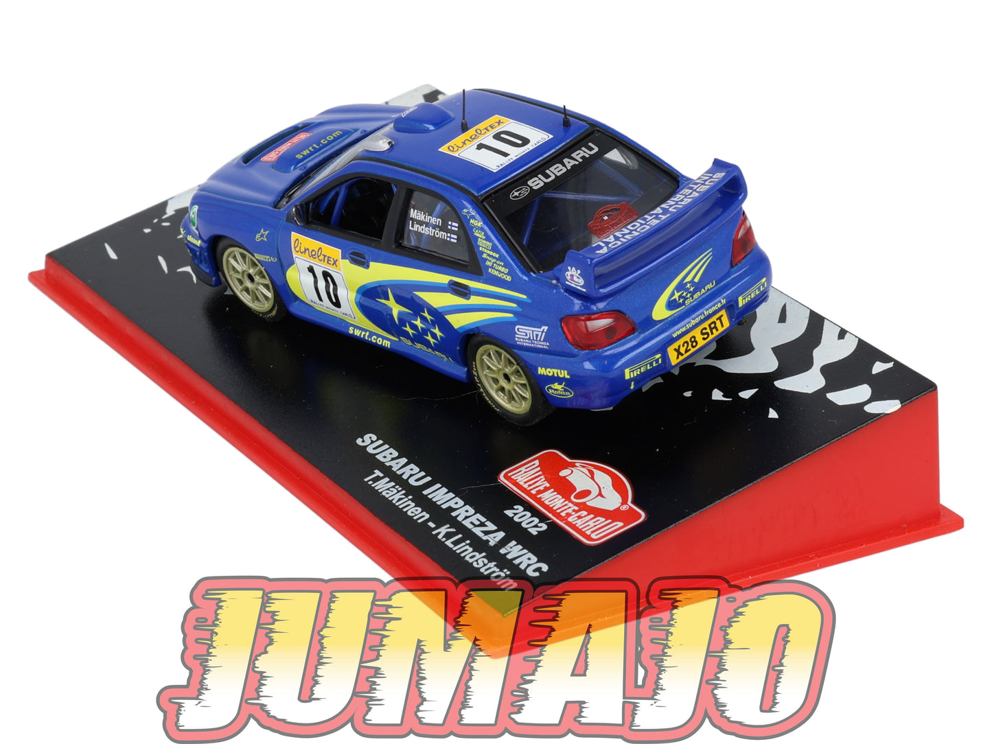 RMC45 Voiture 1/43 IXO Altaya Rallye Monte-Carlo SUBARU Impreza WRC 2002 #10 T.Mäkinen