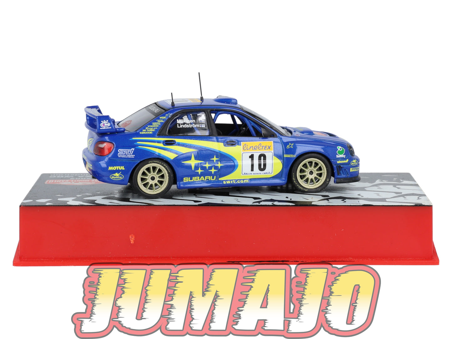 RMC45 Voiture 1/43 IXO Altaya Rallye Monte-Carlo SUBARU Impreza WRC 2002 #10 T.Mäkinen