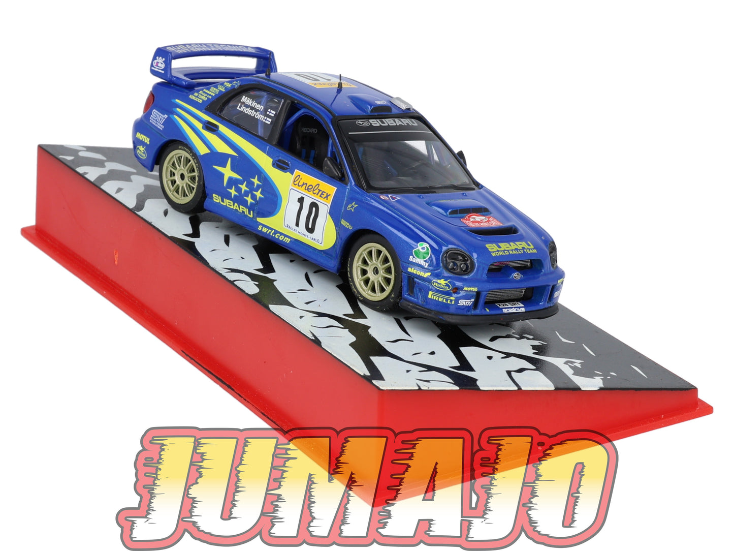 RMC45 Voiture 1/43 IXO Altaya Rallye Monte-Carlo SUBARU Impreza WRC 2002 #10 T.Mäkinen