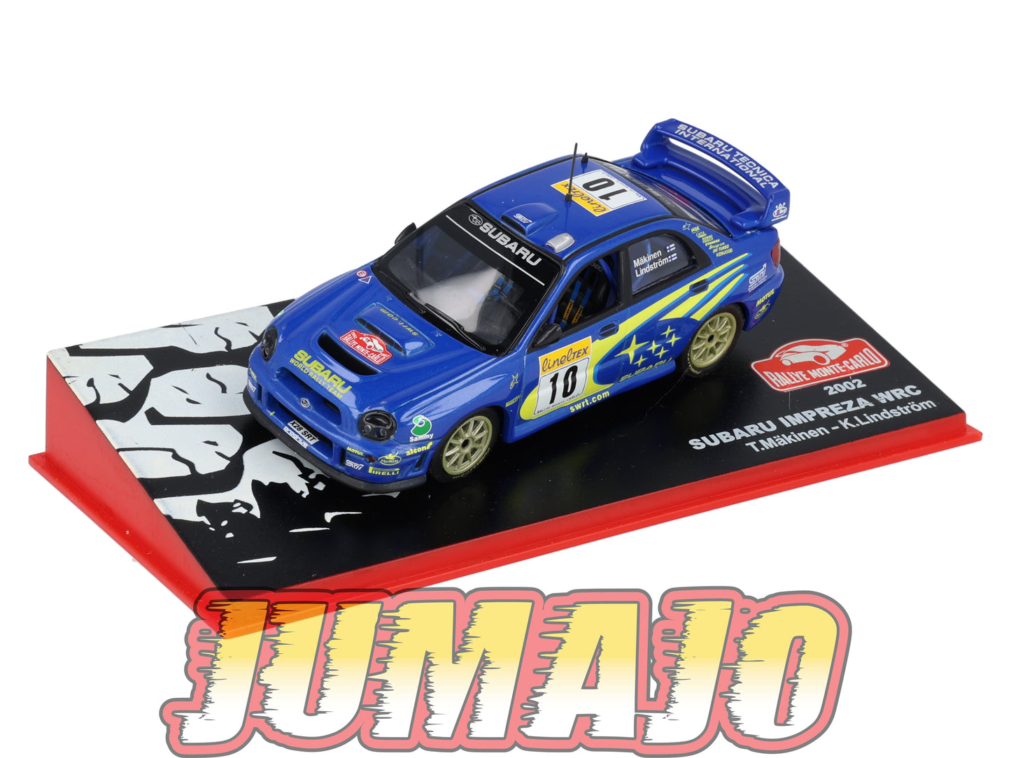 RMC45 Voiture 1/43 IXO Altaya Rallye Monte-Carlo SUBARU Impreza WRC 2002 #10 T.Mäkinen