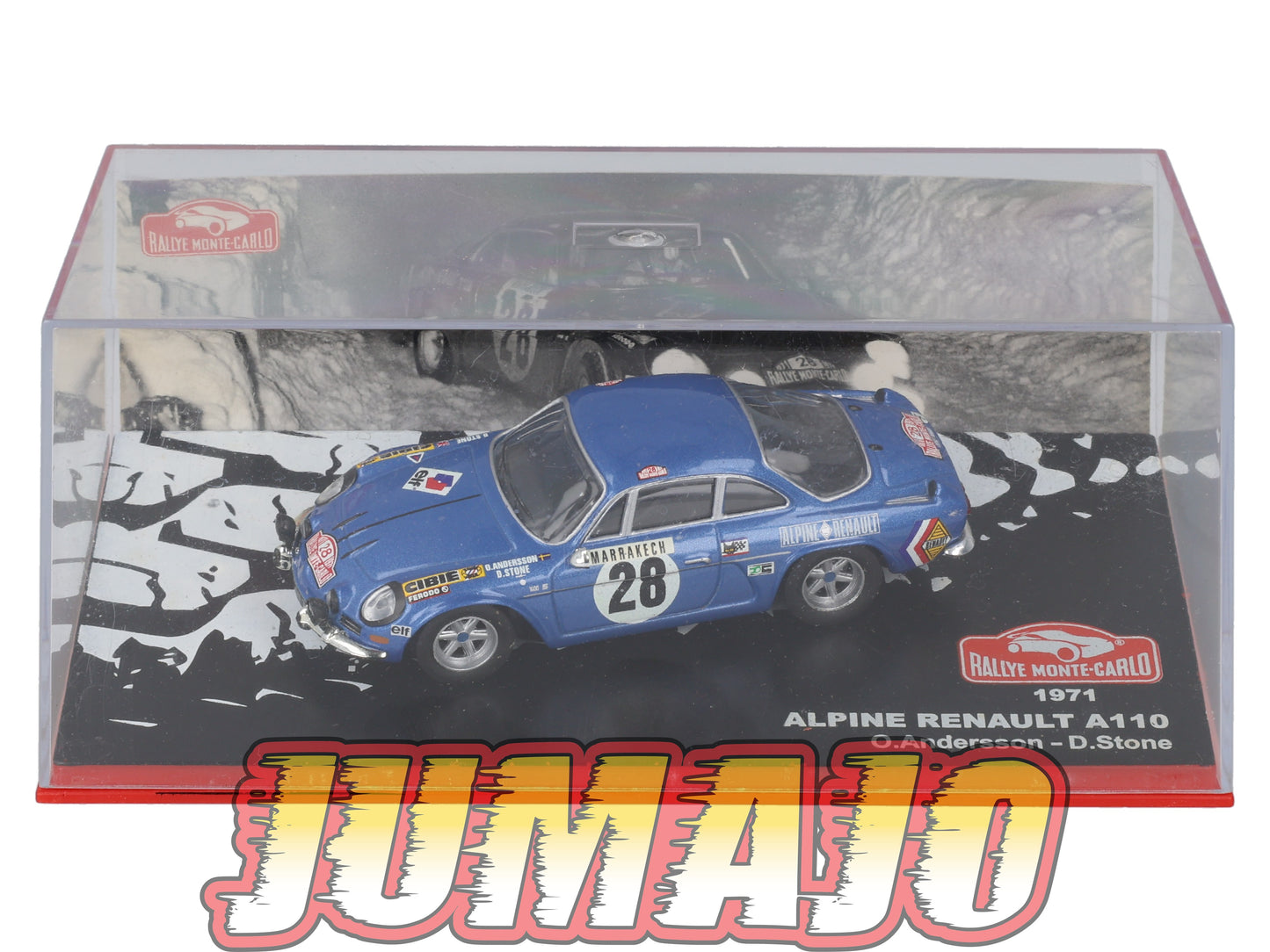 RMC48 Voiture 1/43 IXO Altaya Rallye Monte-Carlo RENAULT Alpine A110 1971 #28 O.Andersson