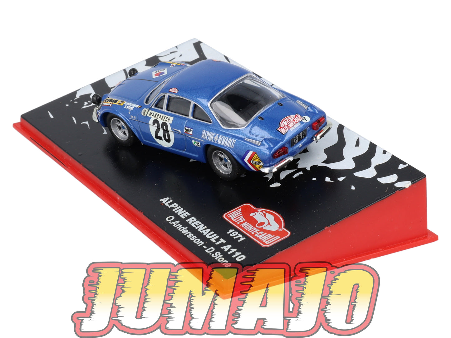 RMC48 Voiture 1/43 IXO Altaya Rallye Monte-Carlo RENAULT Alpine A110 1971 #28 O.Andersson
