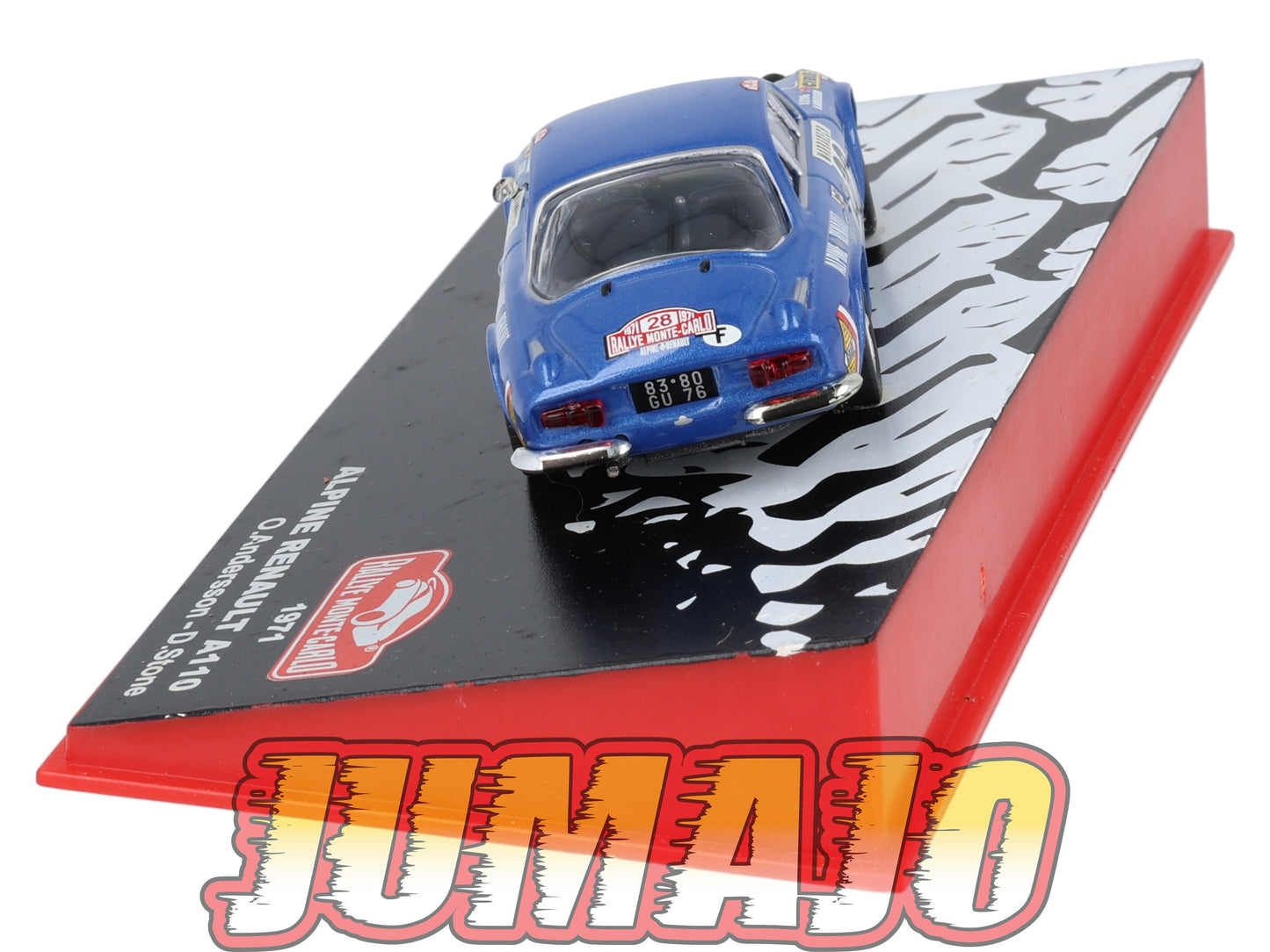 RMC48 Voiture 1/43 IXO Altaya Rallye Monte-Carlo RENAULT Alpine A110 1971 #28 O.Andersson