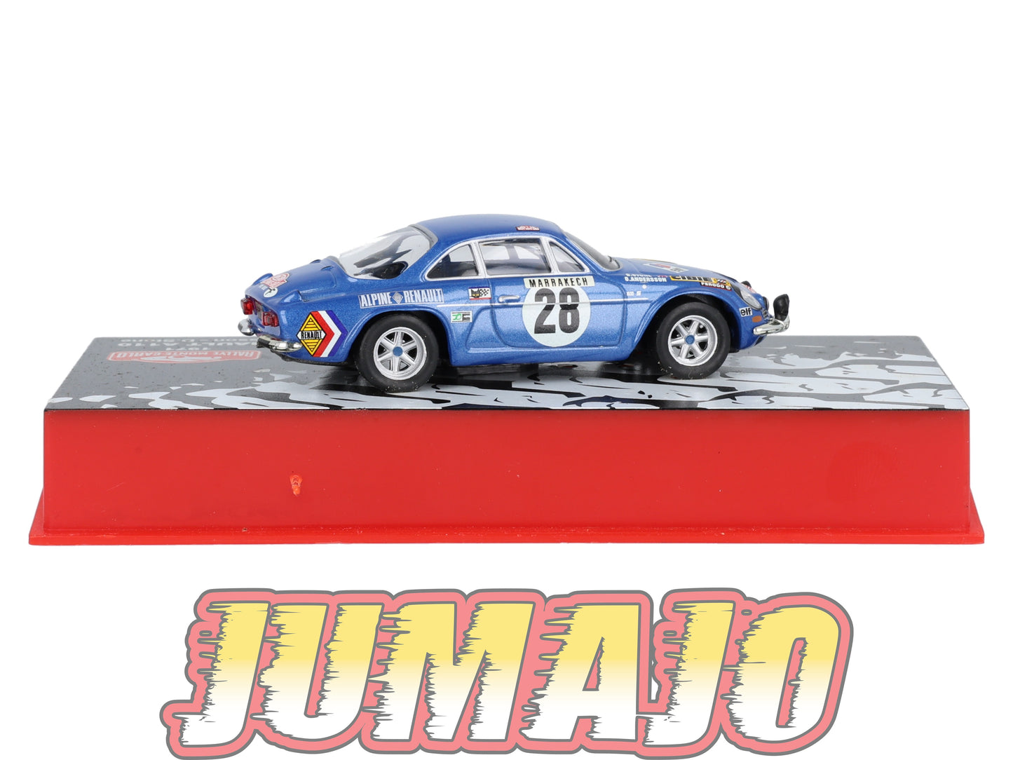 RMC48 Voiture 1/43 IXO Altaya Rallye Monte-Carlo RENAULT Alpine A110 1971 #28 O.Andersson