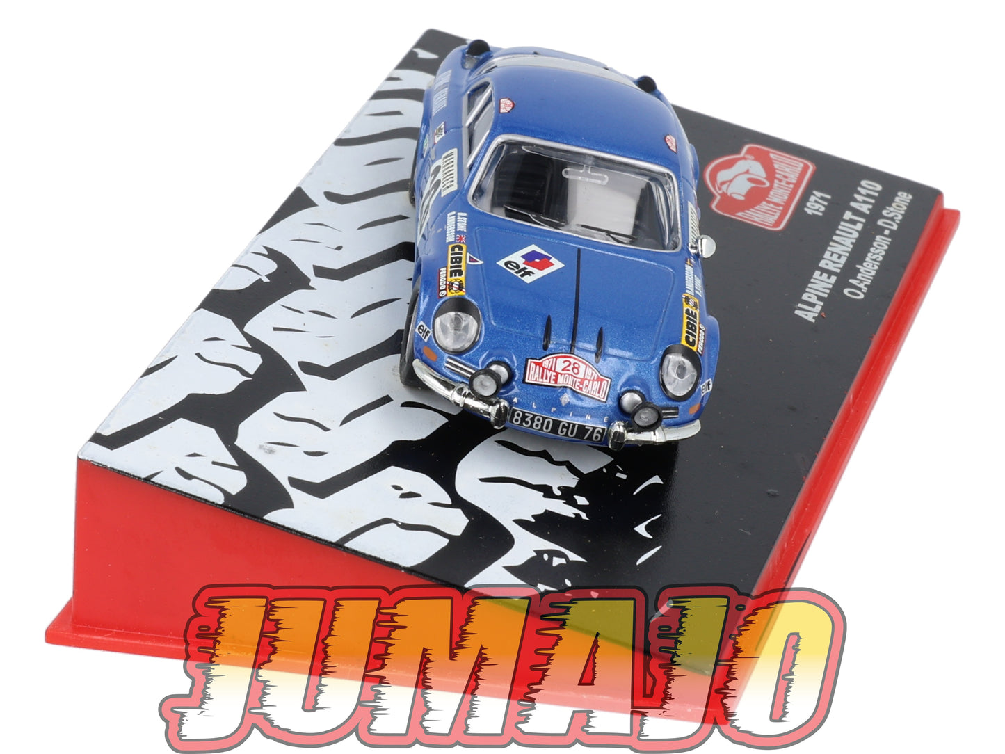 RMC48 Voiture 1/43 IXO Altaya Rallye Monte-Carlo RENAULT Alpine A110 1971 #28 O.Andersson