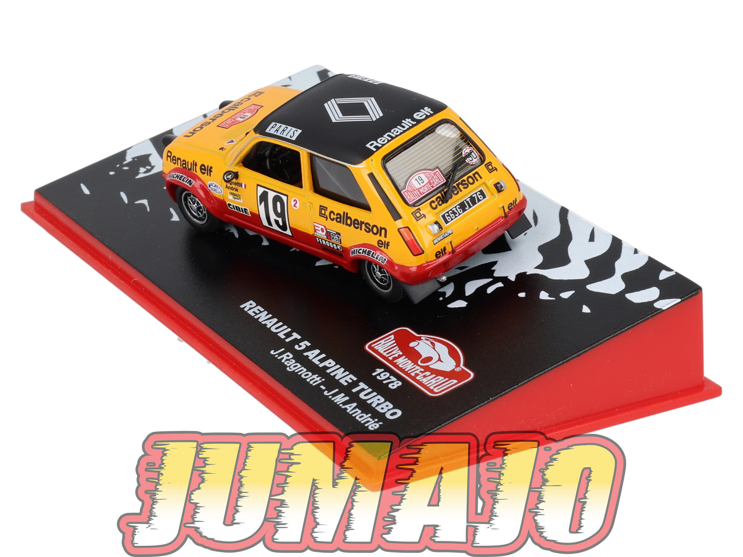 RMC4 Voiture 1/43 IXO Altaya Rallye Monte-carlo RENAULT 5 Alpine Turbo 1978 #19 J.Ragnotti