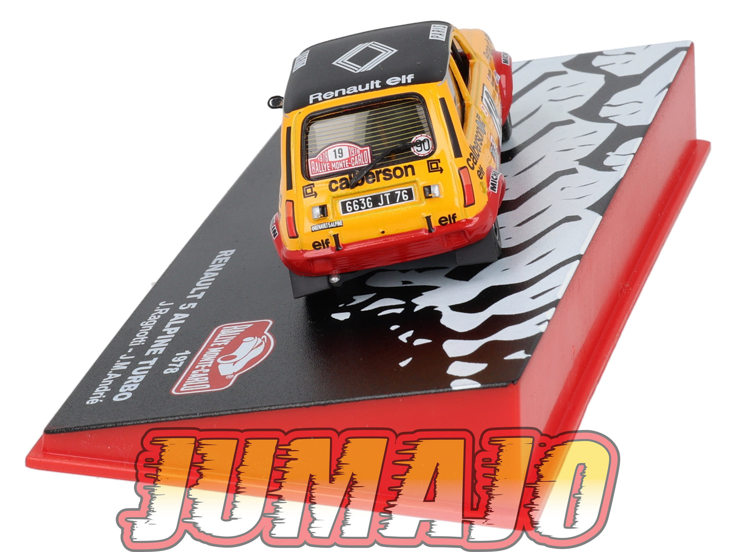 RMC4 Voiture 1/43 IXO Altaya Rallye Monte-carlo RENAULT 5 Alpine Turbo 1978 #19 J.Ragnotti