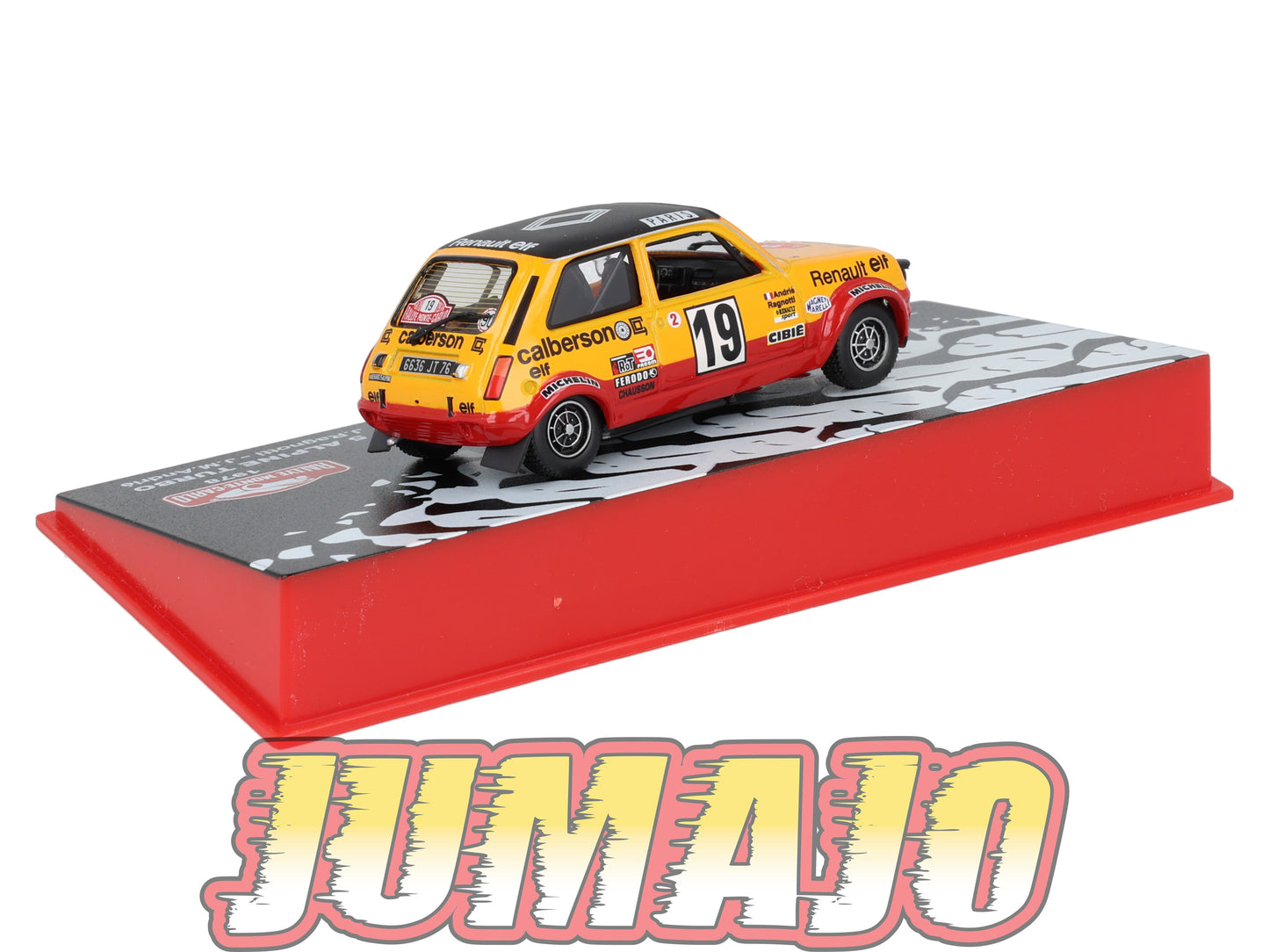 RMC4 Voiture 1/43 IXO Altaya Rallye Monte-carlo RENAULT 5 Alpine Turbo 1978 #19 J.Ragnotti