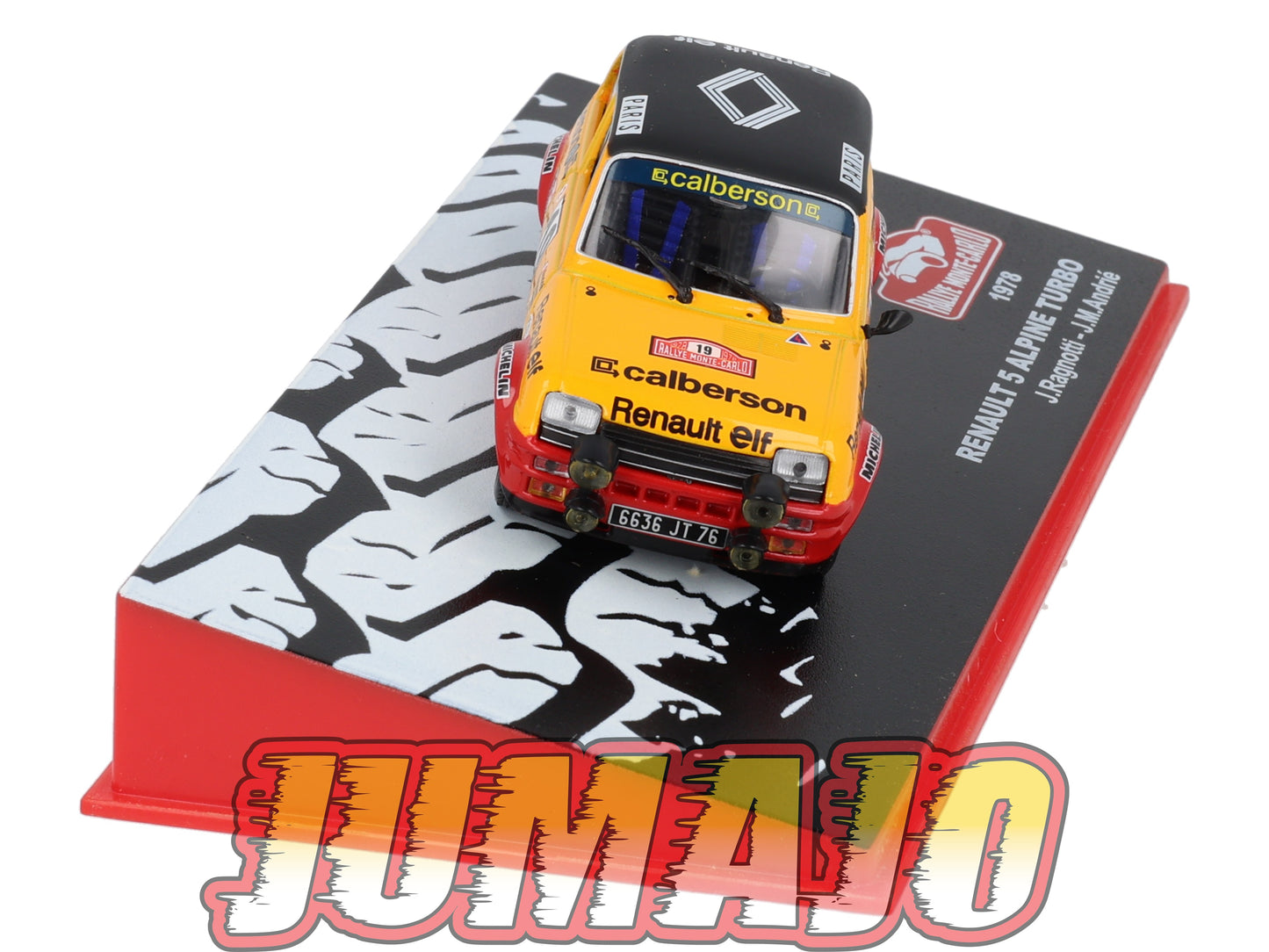 RMC4 Voiture 1/43 IXO Altaya Rallye Monte-carlo RENAULT 5 Alpine Turbo 1978 #19 J.Ragnotti