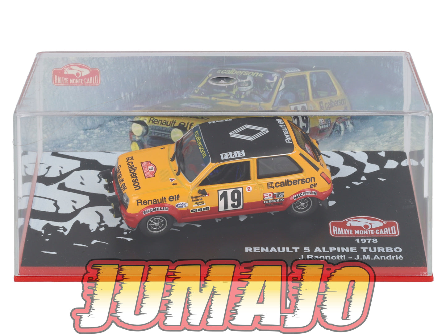 RMC4 Voiture 1/43 IXO Altaya Rallye Monte-carlo RENAULT 5 Alpine Turbo 1978 #19 J.Ragnotti