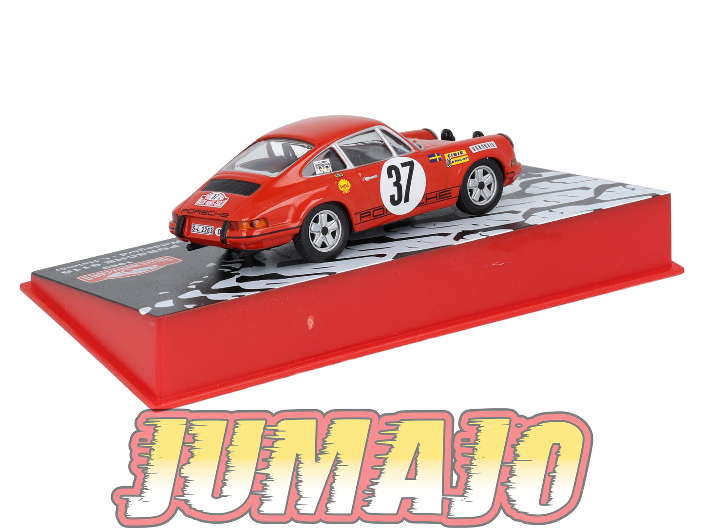 RMC51 Voiture 1/43 IXO Altaya Rallye Monte-carlo PORSCHE 911S 1969 #37 B.Waldegard