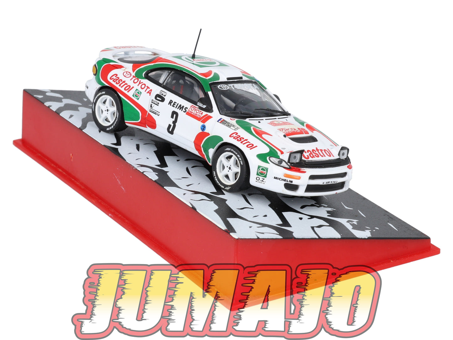RMC52 Voiture 1/43 IXO Altaya Rallye Monte-Carlo TOYOTA Celica Turbo 4WD 1993 #3 D.Auriol