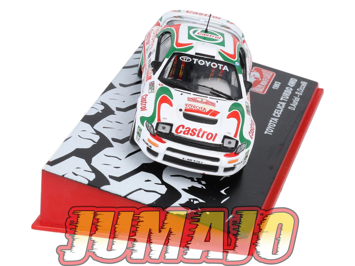 RMC52 Voiture 1/43 IXO Altaya Rallye Monte-Carlo TOYOTA Celica Turbo 4WD 1993 #3 D.Auriol