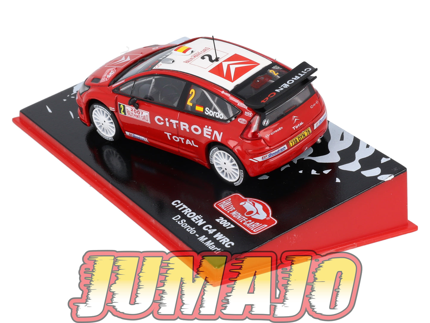 RMC53 Voiture 1/43 IXO Altaya Rallye monte-carlo CITROEN C4 2007 #2 D.Sordo