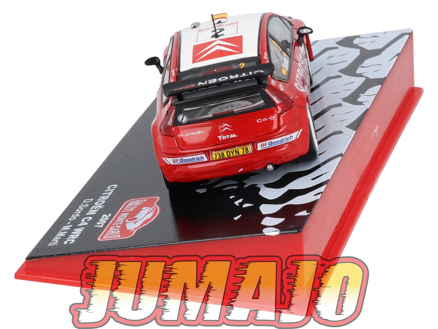 RMC53 Voiture 1/43 IXO Altaya Rallye monte-carlo CITROEN C4 2007 #2 D.Sordo
