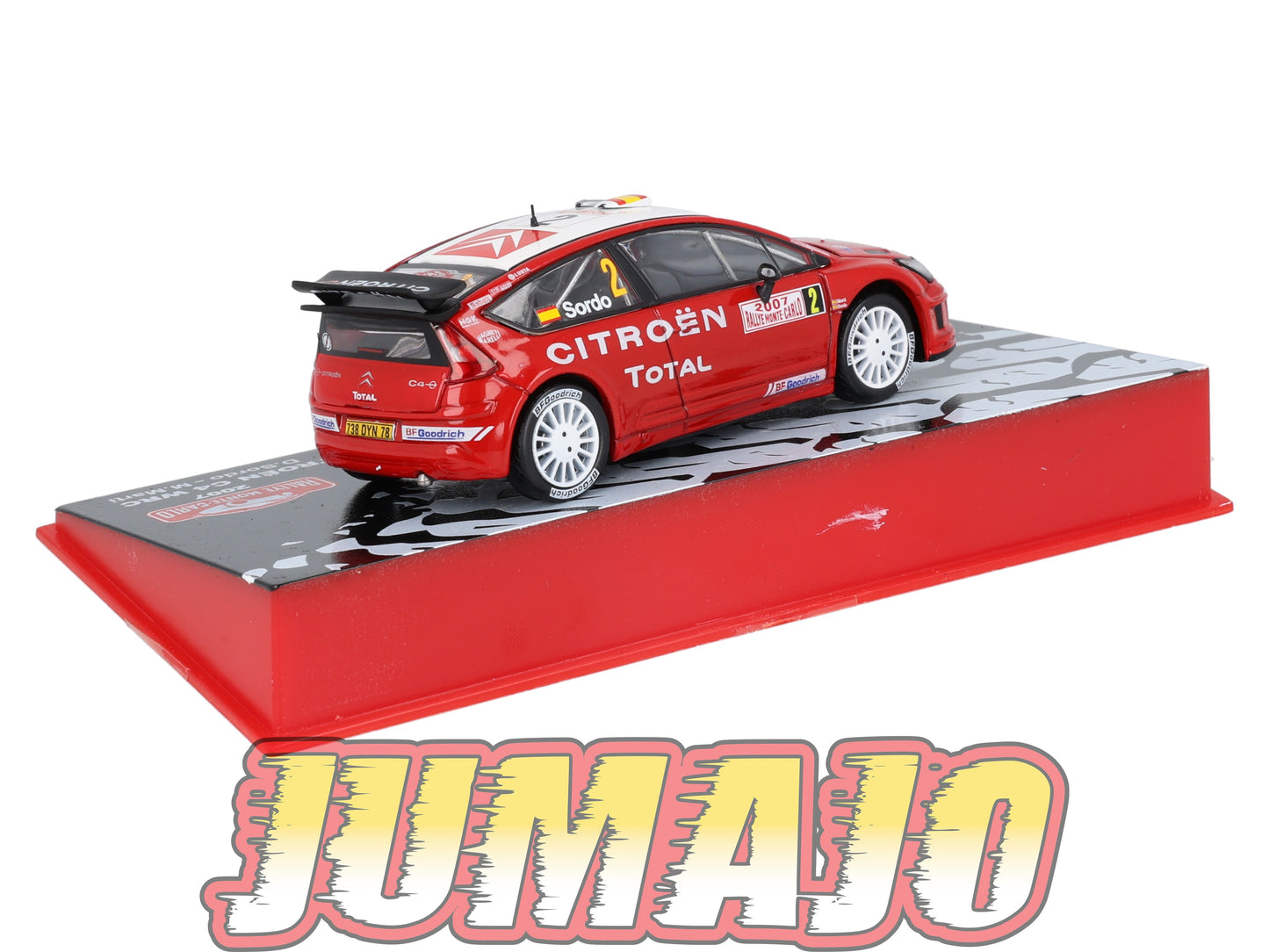RMC53 Voiture 1/43 IXO Altaya Rallye monte-carlo CITROEN C4 2007 #2 D.Sordo
