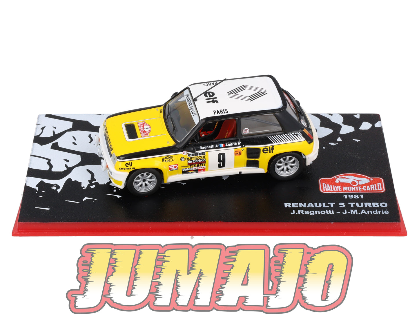 RMC54 Voiture 1/43 IXO Altaya Rallye Monte-Carlo RENAULT 5 TURBO 1981 #9 J. Ragnotti