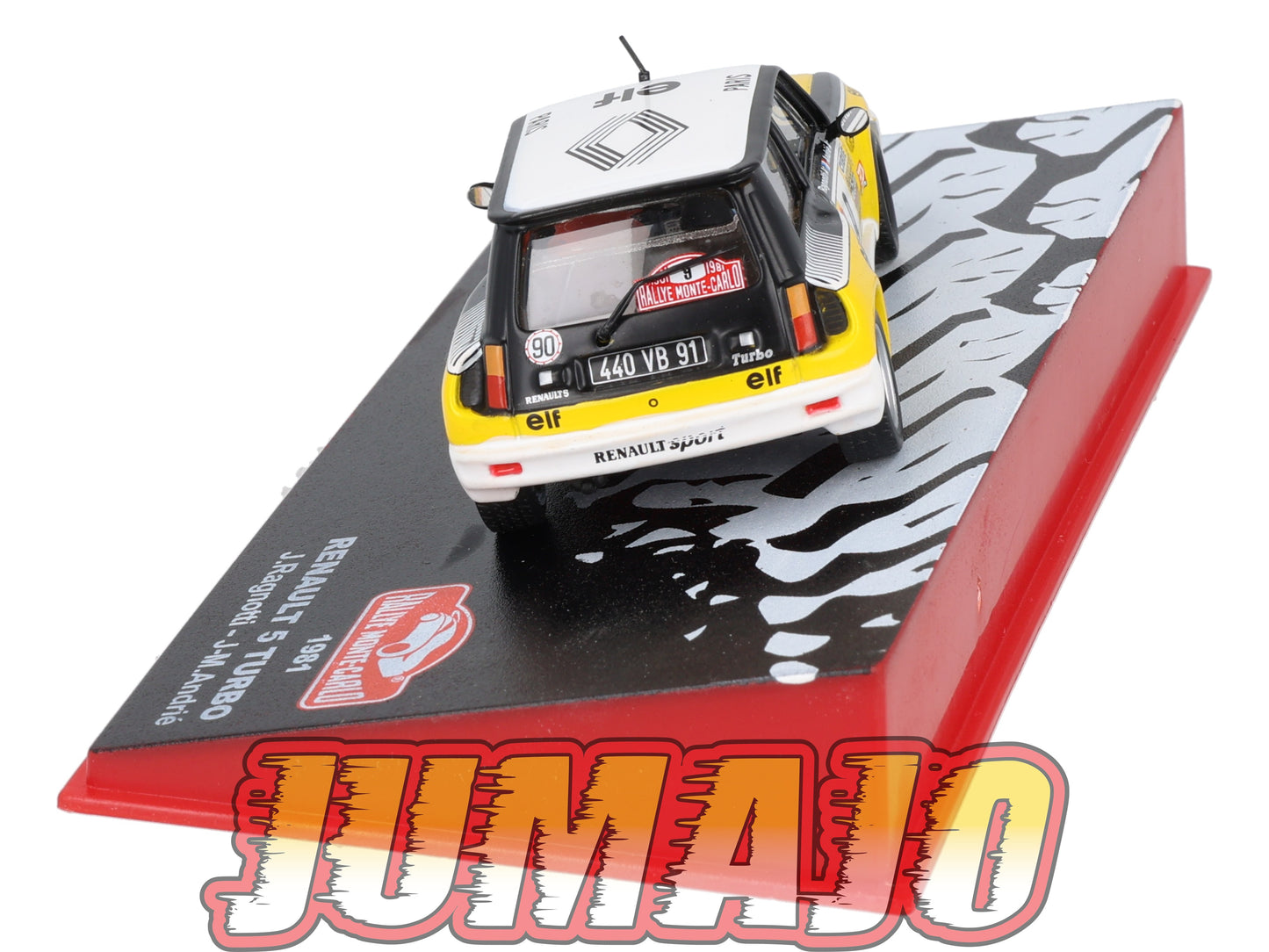 RMC54 Voiture 1/43 IXO Altaya Rallye Monte-Carlo RENAULT 5 TURBO 1981 #9 J. Ragnotti