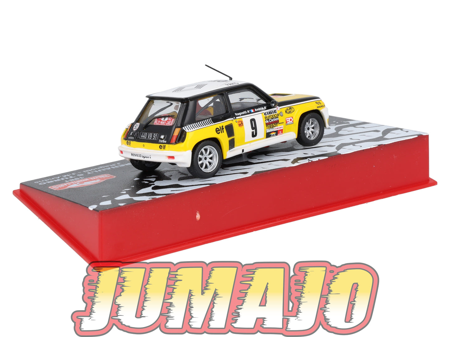 RMC54 Voiture 1/43 IXO Altaya Rallye Monte-Carlo RENAULT 5 TURBO 1981 #9 J. Ragnotti