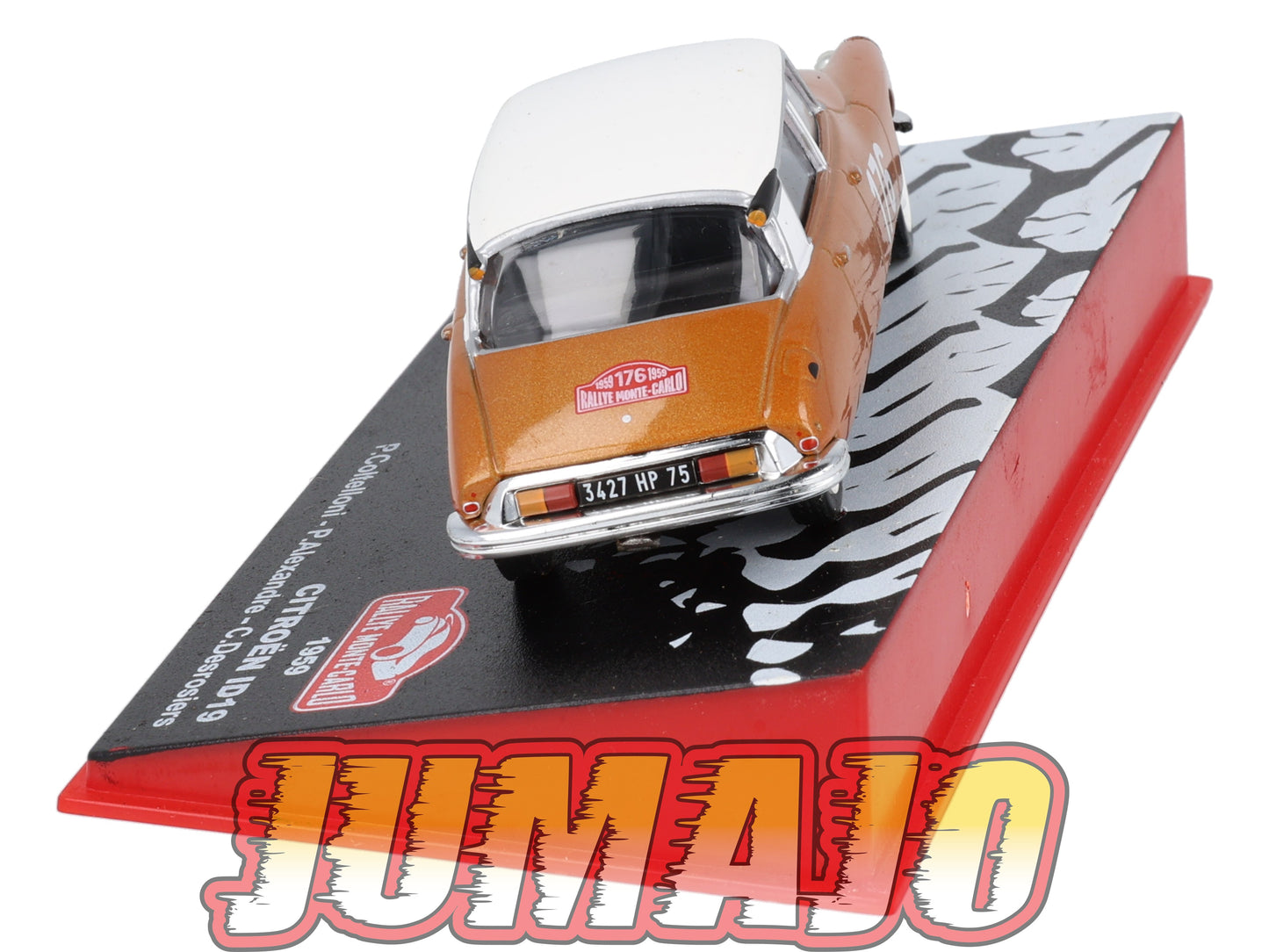 RMC57 Voiture 1/43 IXO Altaya Rallye Monte-Carlo CITROEN ID19 1959 #176 P.Coltelloni